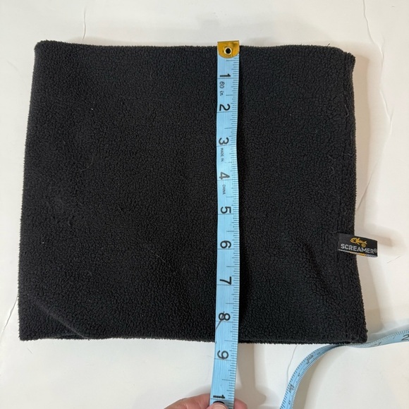Screamer Black Fleece Neck Gaiter - Picture 4 of 5